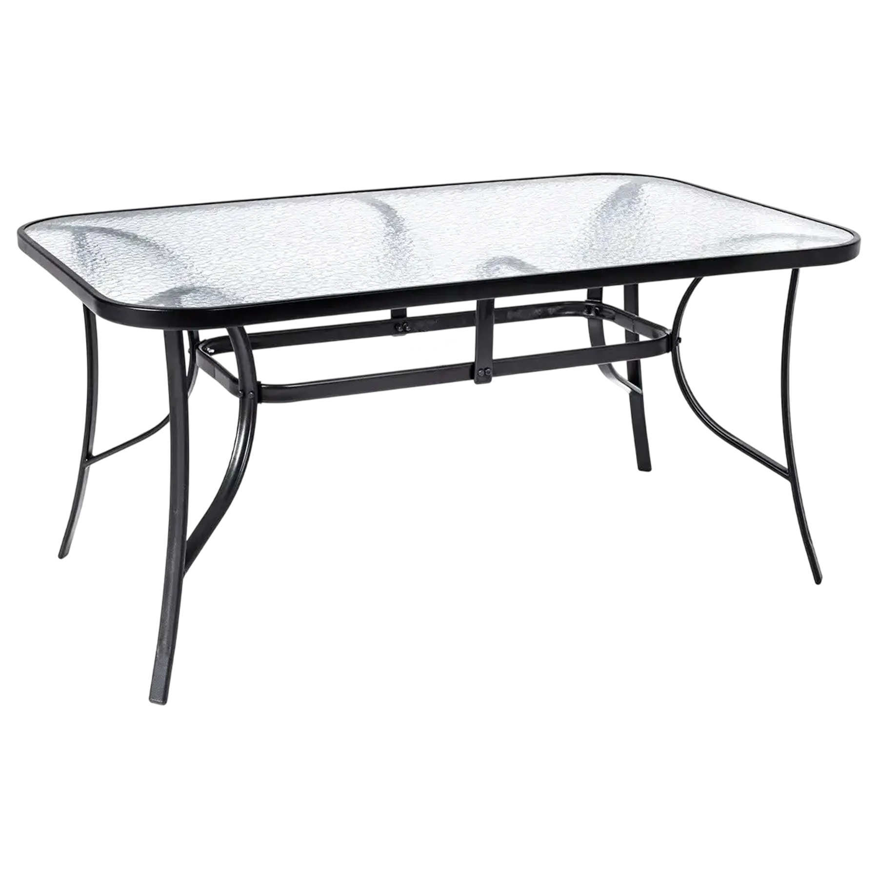 Стіл садовий 4Points Siena прямокутний посилений 150х90 см Black