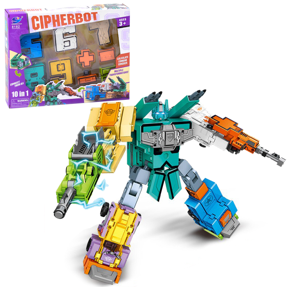Робот-трансформер Cipherbot 2 Цифри - фото 2