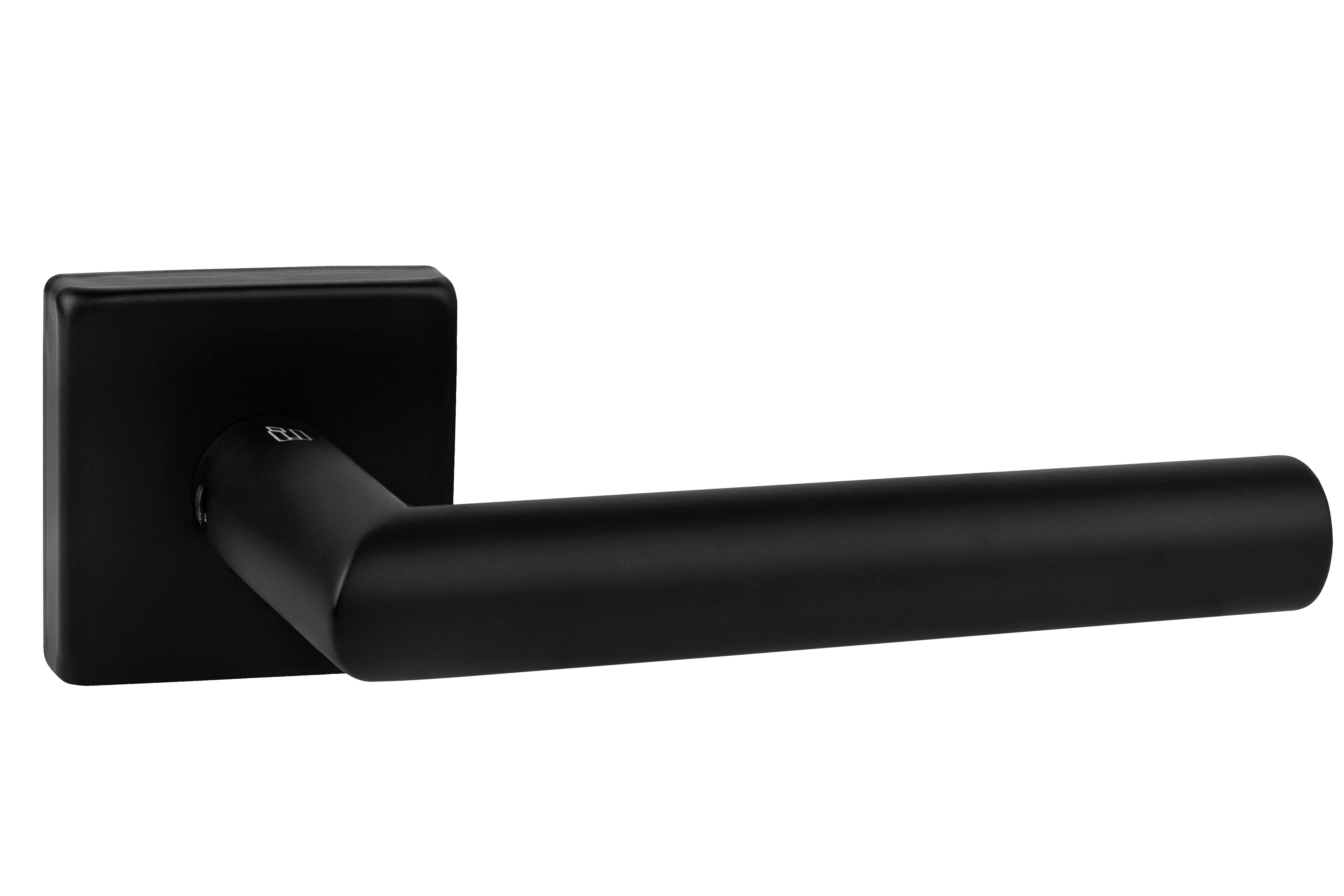 Ручка дверна Almar Alba на квадратній розетці Чорний матовий (C-MO-ALB-RS50-06)