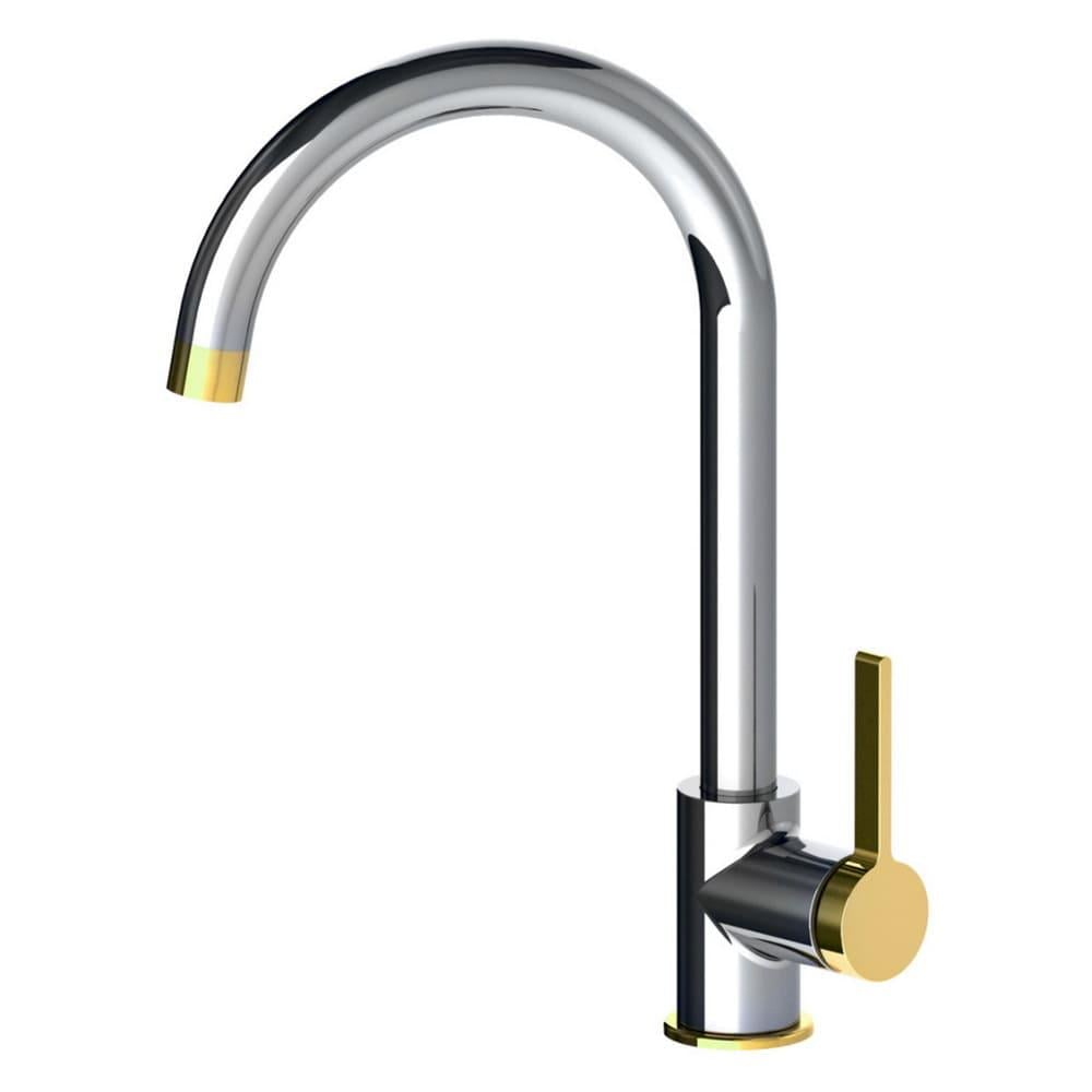 Смеситель для кухни VOLLE MORA 1537.110122 однорычажный Хром (170828)