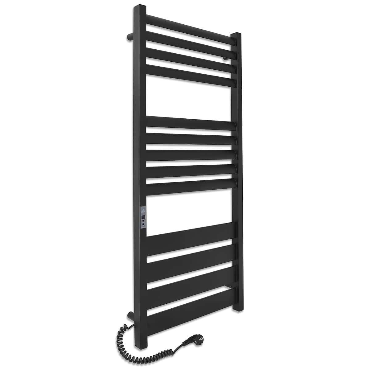 Полотенцесушитель электрический Laris Зебра Лавина ЧКЧ13 подключение слева 500x1200 мм (75201093)