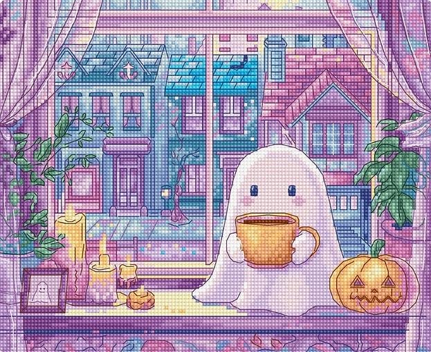 Набор для вышивки крестиком L9962 Pumpkin Latte Nights