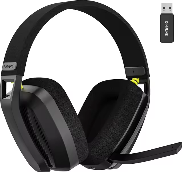 Беспроводные игровые наушники с микрофоном BINNUNE BW06 2,4 ГГц Bluetooth для ПК (2356363079)