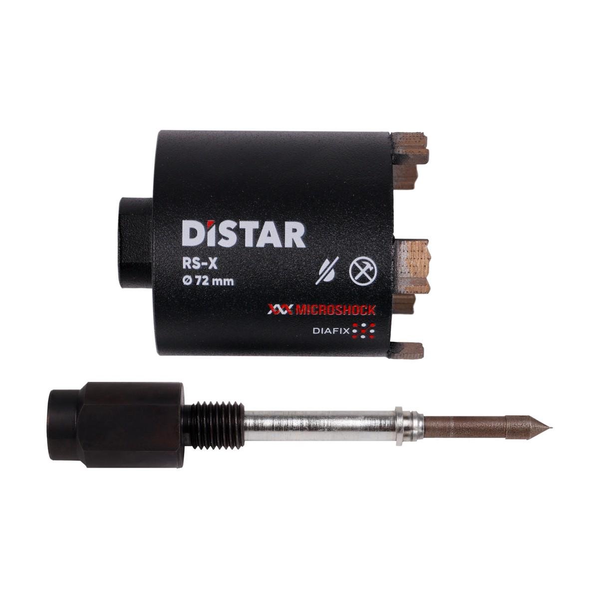 Сверло алмазное Distar коронка подрозетник 72x70-4 с адаптером M18 сегмент RS-X CENTRUM (11143158064)