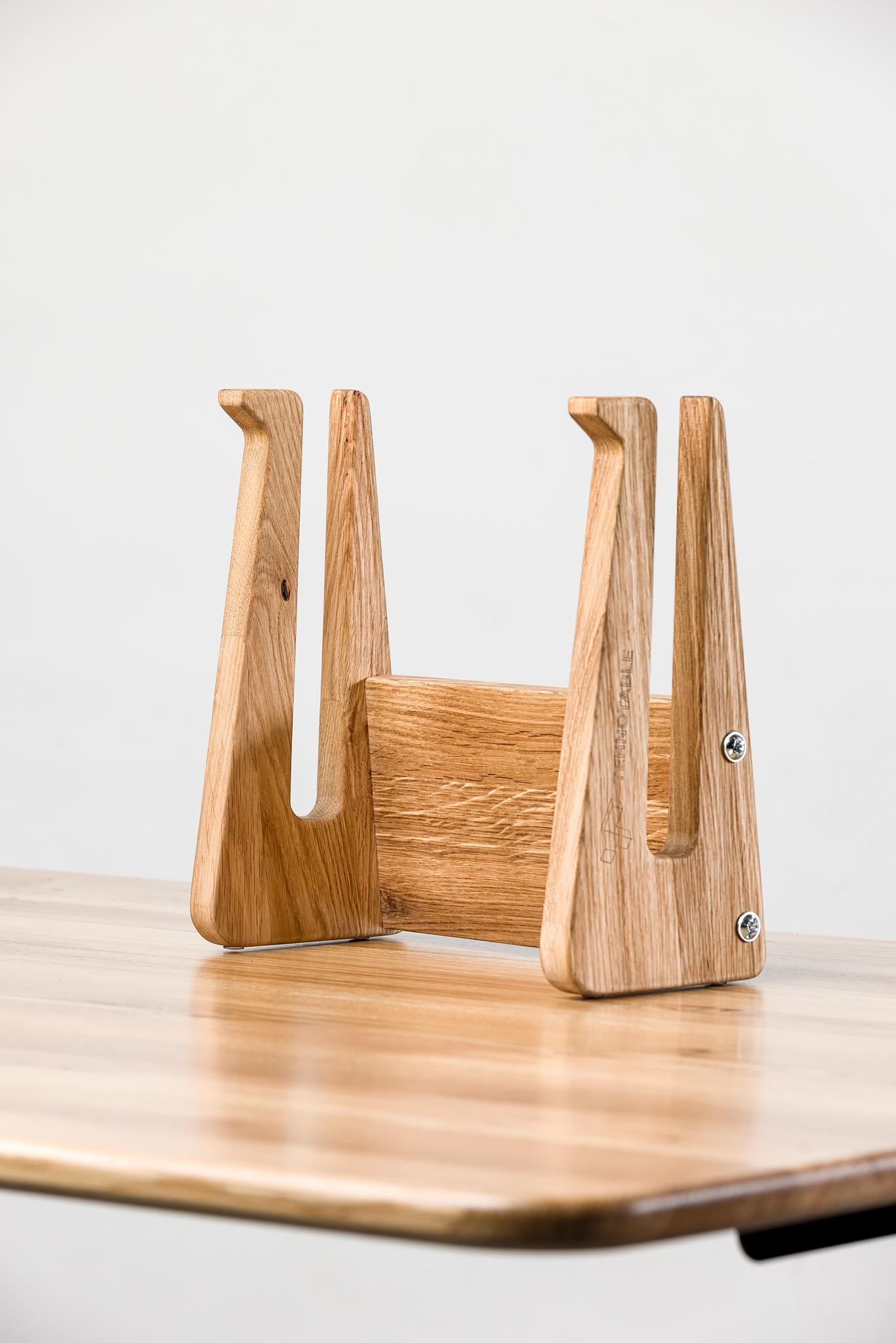 Подставка для ноутбука TEHNOTABLE с цельноламельного дуба универсальная 3в1 Дерево світле (055-03) Подставка для ноутбука TEHNOTABLE с цельноламельного дуба универсальная 3в1 Дерево світле (055-03)