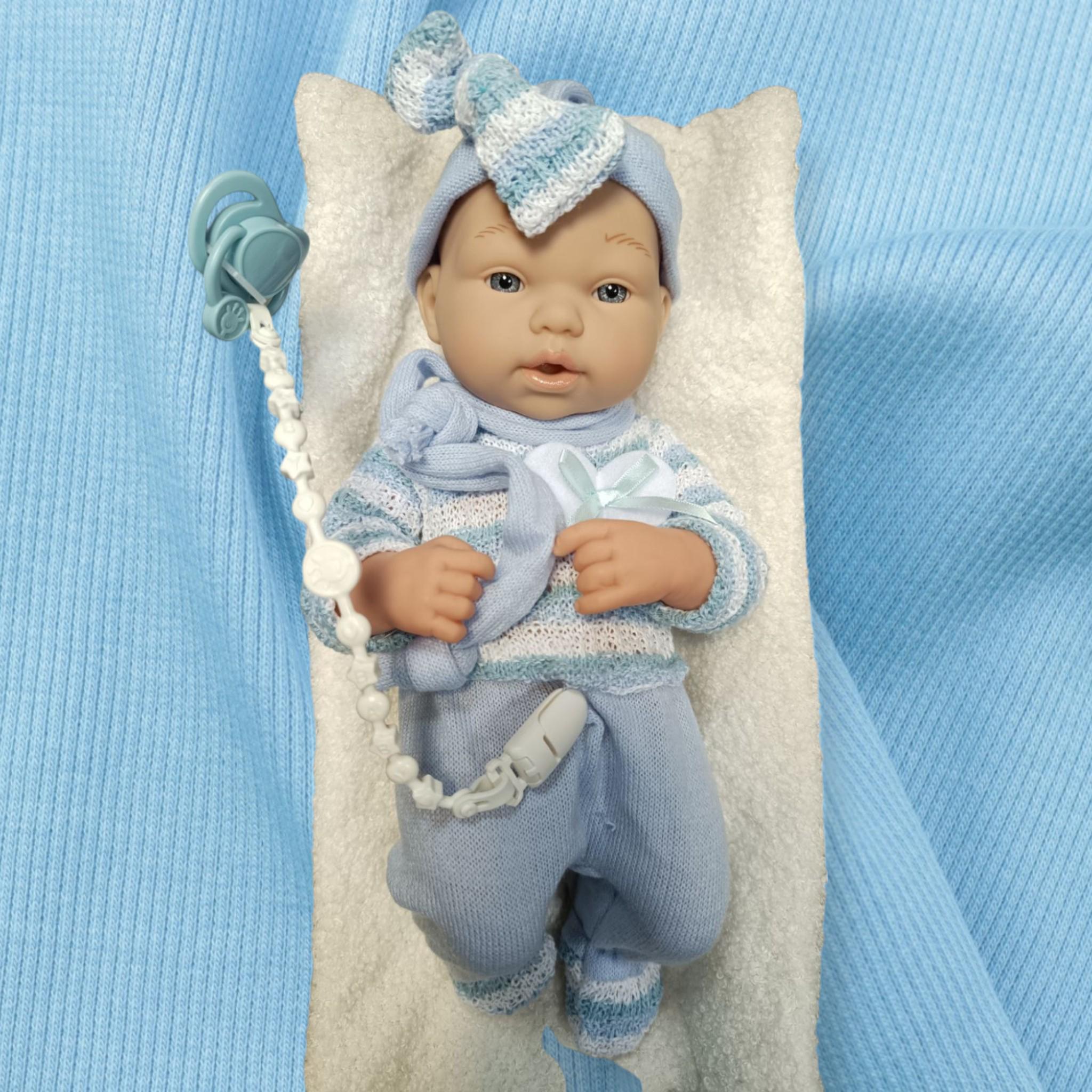 Пупс с голубыми глазами Pure Baby TK Union Group 33см(Р_DF14/047B) - фото 4 Пупс с голубыми глазами Pure Baby TK Union Group 33см(Р_DF14/047B) - фото 4