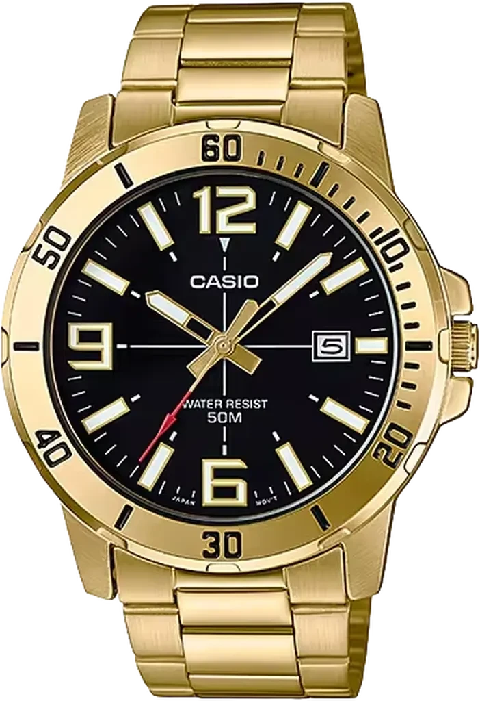 Наручные часы мужские Casio Timeless Collection MTP-VD01G-1B Черный (3150765673)