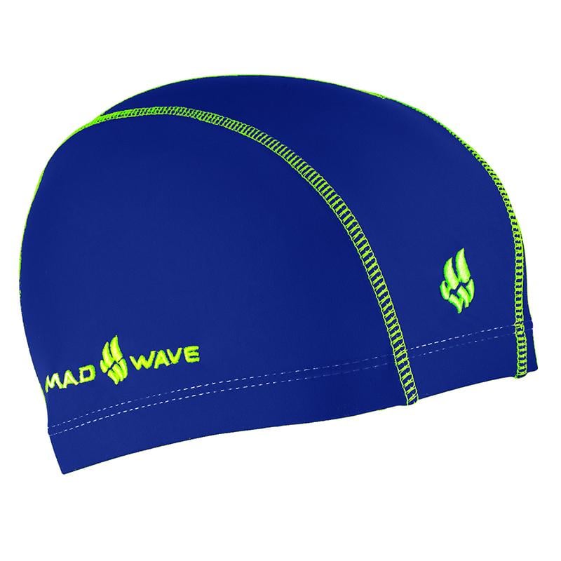 Шапочка для плавання Mad Wave Textile Cap Ergofit M052701 Синій (60444162)