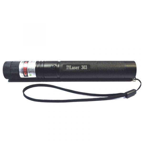 Лазерная указка Laser 303 с АКБ и ключом Зеленый (24014346)