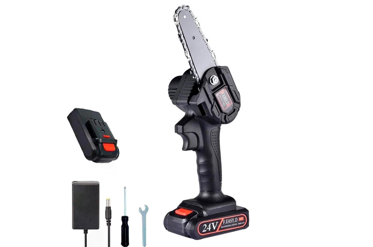 Електропила акумуляторна Voyage PRC 6" x 48В 2 акамулятори (242-ElectricChainsaw 2x48)