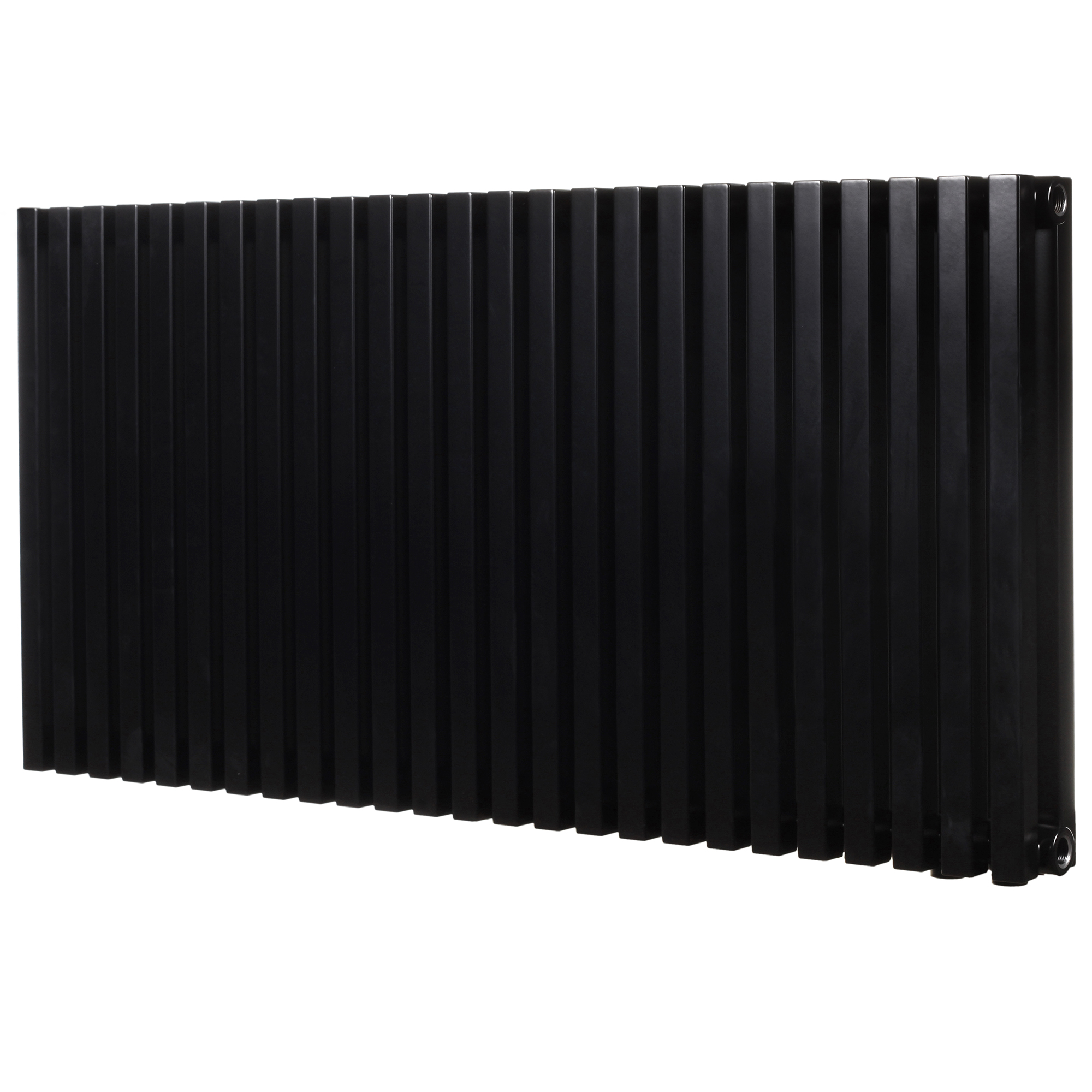 Радиатор дизайнерский Betatherm Quantum 2 500x1005 мм горизонтальный Черный матовый (BT-BQ 2050/21 9005M 88)