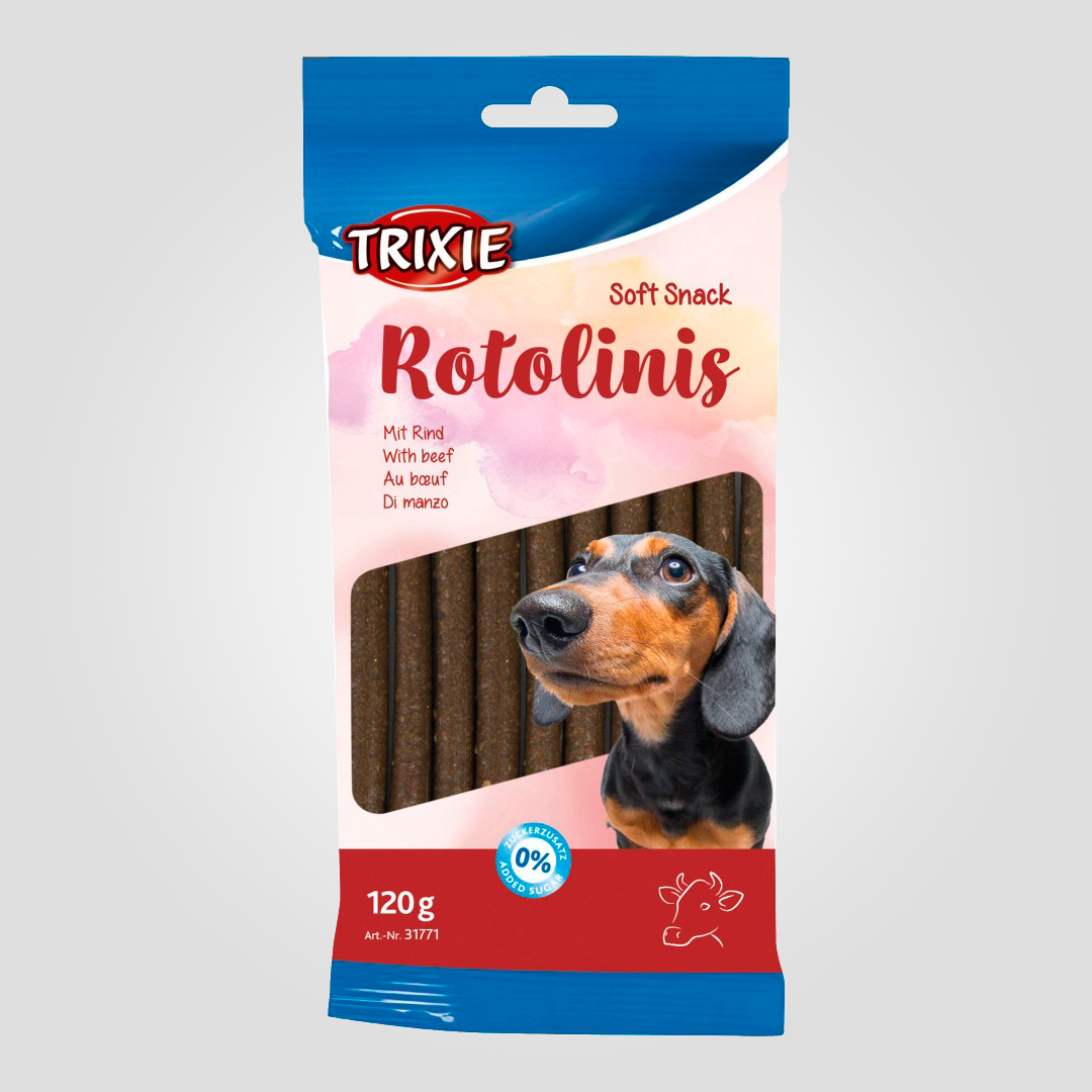 Лакомство для собак Trixie Soft Snack Rotolinis палочки с говядиной 120 г (20505461)