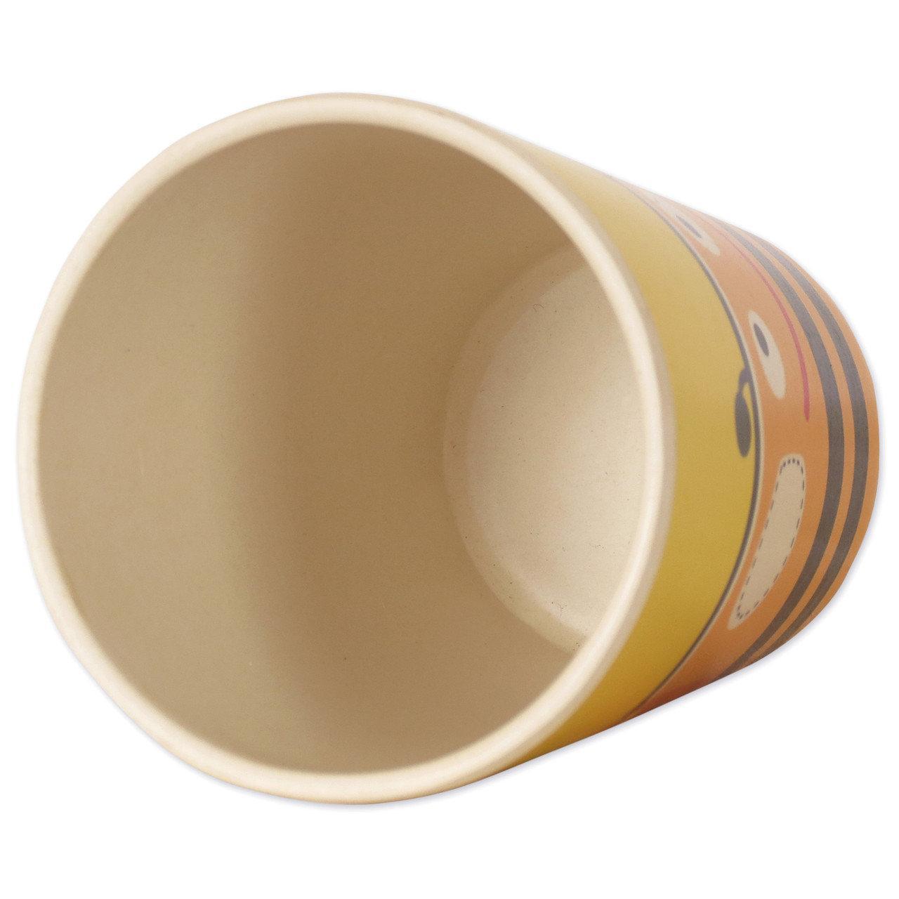 Набор детской бамбуковой посуды Stenson MH-2770-3 пчелка, 5 пр. - фото 7