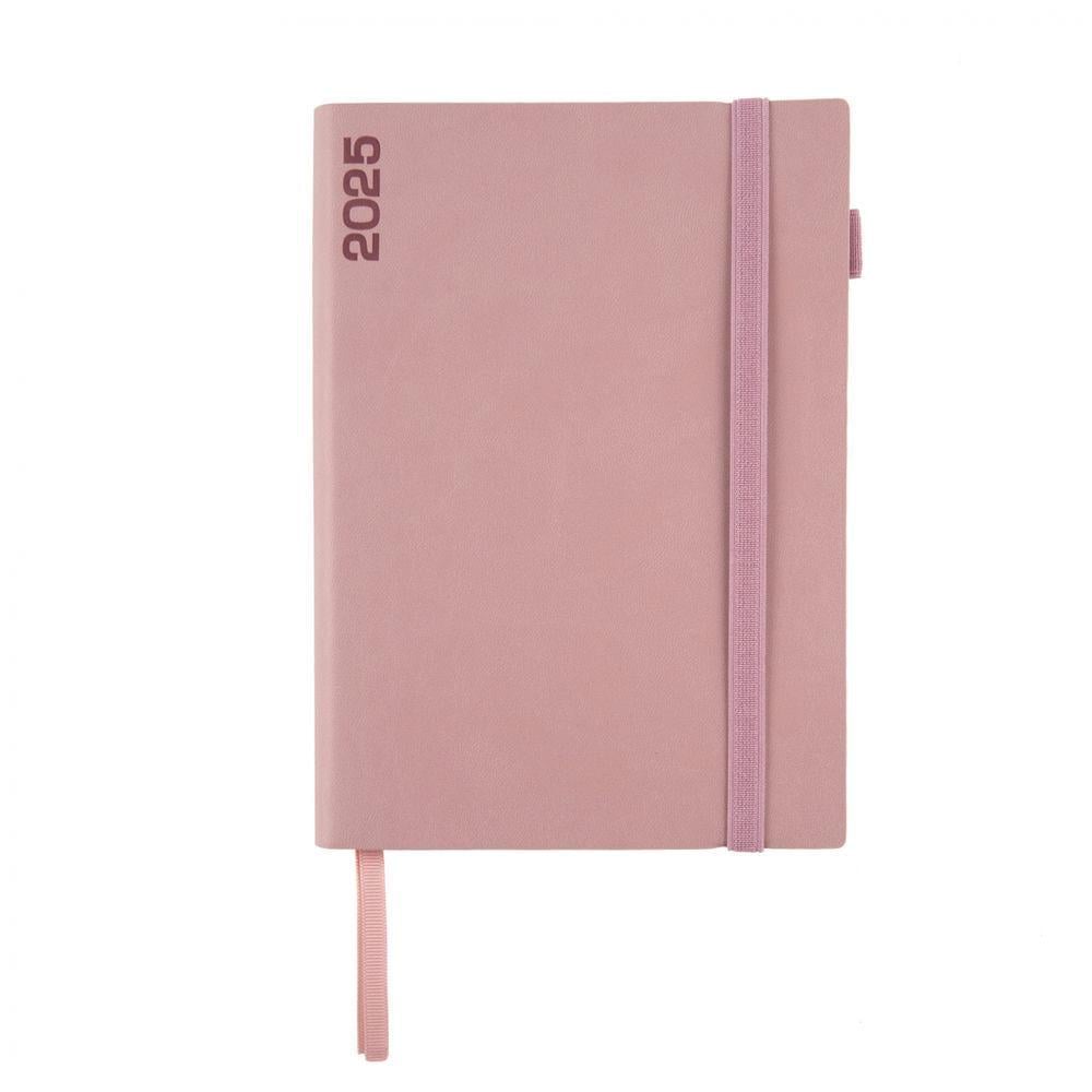 Щоденник датований 2025 Leo Planner Binario A5 368 стр. Рожевий (252541)