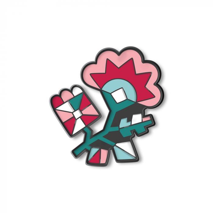 Значок пин Цветок металлический (AA-0133001)