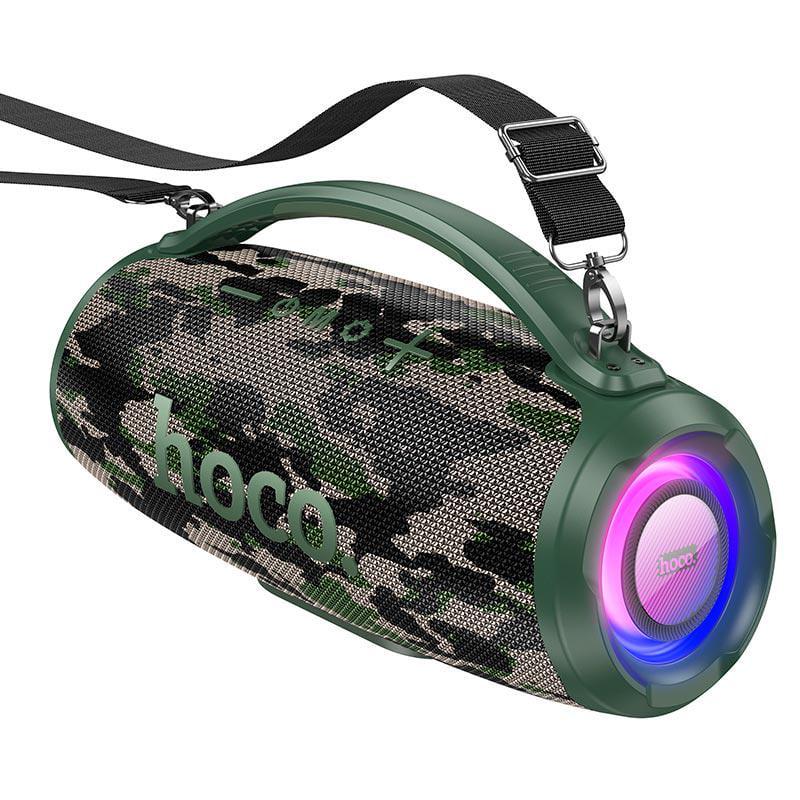 Портативная колонка Hoco Surge outdoor BT speaker HA4 2x20 W Camouflage/Green (595895)