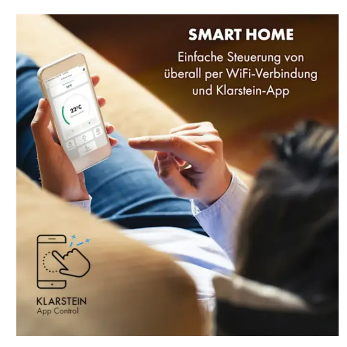 Кондиціонер мобільний KLARSTEIN Kraftwerk Smart 12K 3в1 з дистанційним керуванням (10034665) - фото 4 Кондиціонер мобільний KLARSTEIN Kraftwerk Smart 12K 3в1 з дистанційним керуванням (10034665) - фото 4