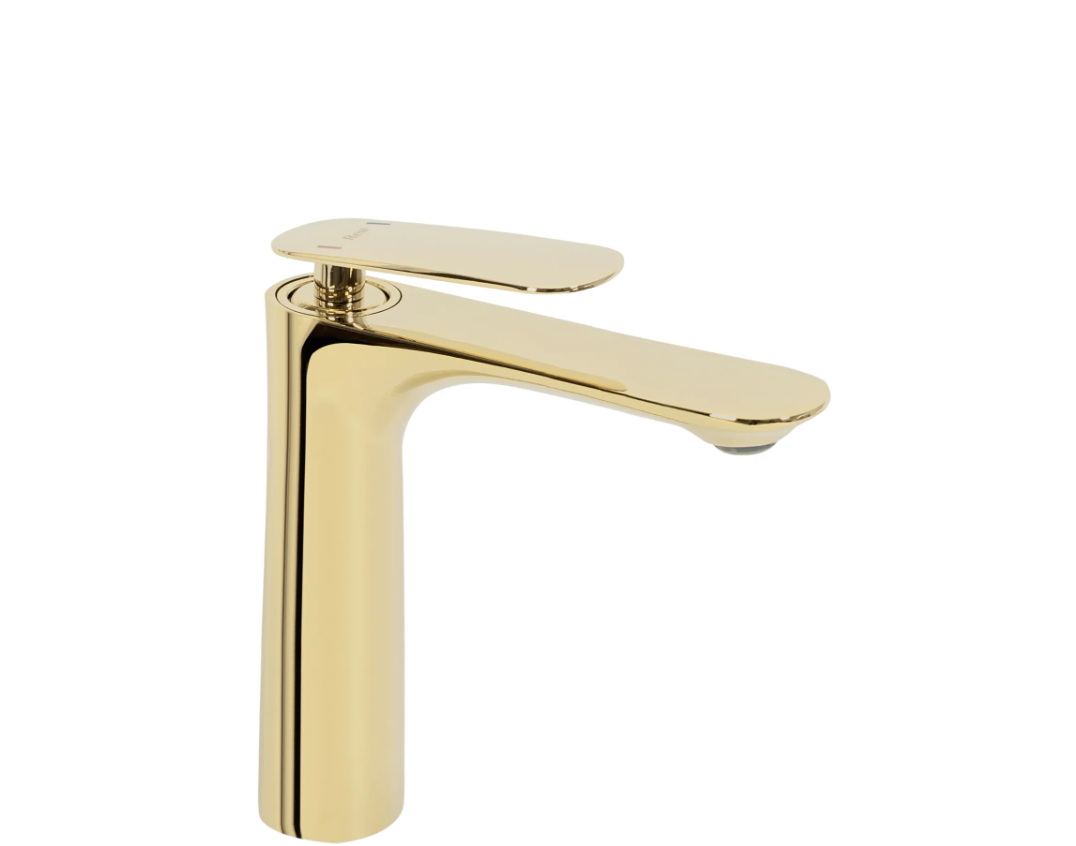 Змішувач для раковини Rea BERG GOLD Золотий (REA-B2041)