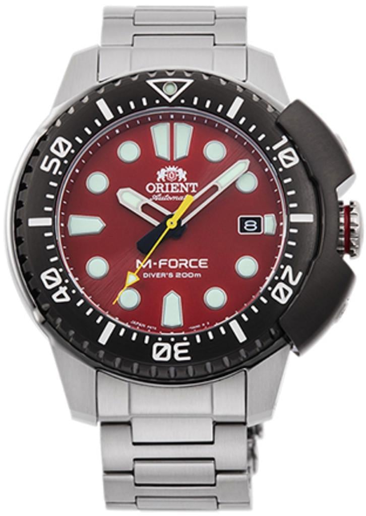 Наручные часы мужские Orient M-Force AC0L RA-AC0L02R00B со стальным корпусом/сапфировым стеклом WR 200 м Красный (3124788974) Наручные часы мужские Orient M-Force AC0L RA-AC0L02R00B со стальным корпусом/сапфировым стеклом WR 200 м Красный (3124788974)