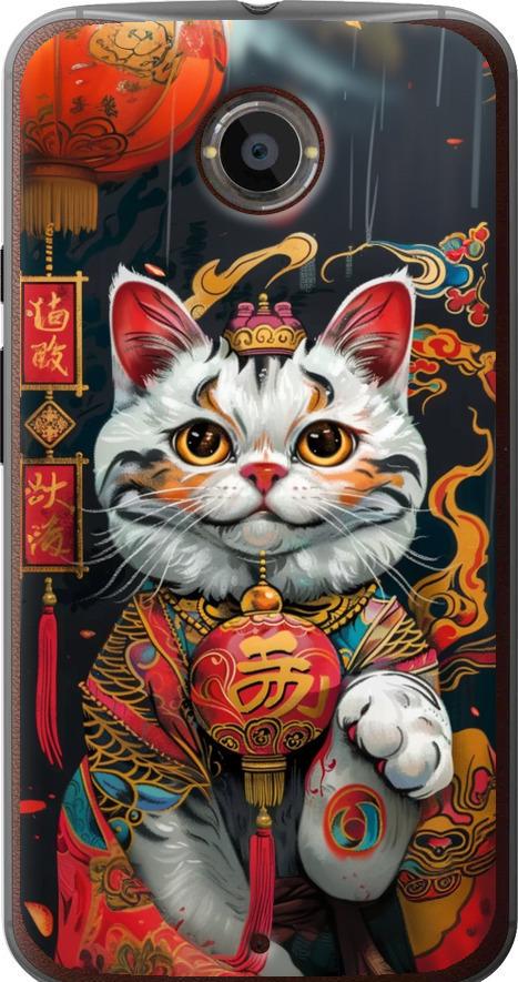 Чехол на Motorola Moto X2 China Cat v2 (6135u-372-42517)
