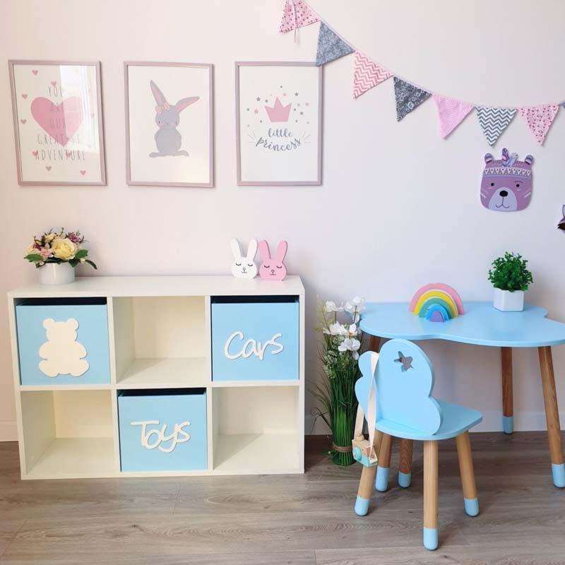 Стеллаж в детскую комнату на 6 ячеек/3 ящика Скандик - фото 1 Стеллаж в детскую комнату на 6 ячеек/3 ящика Скандик - фото 1