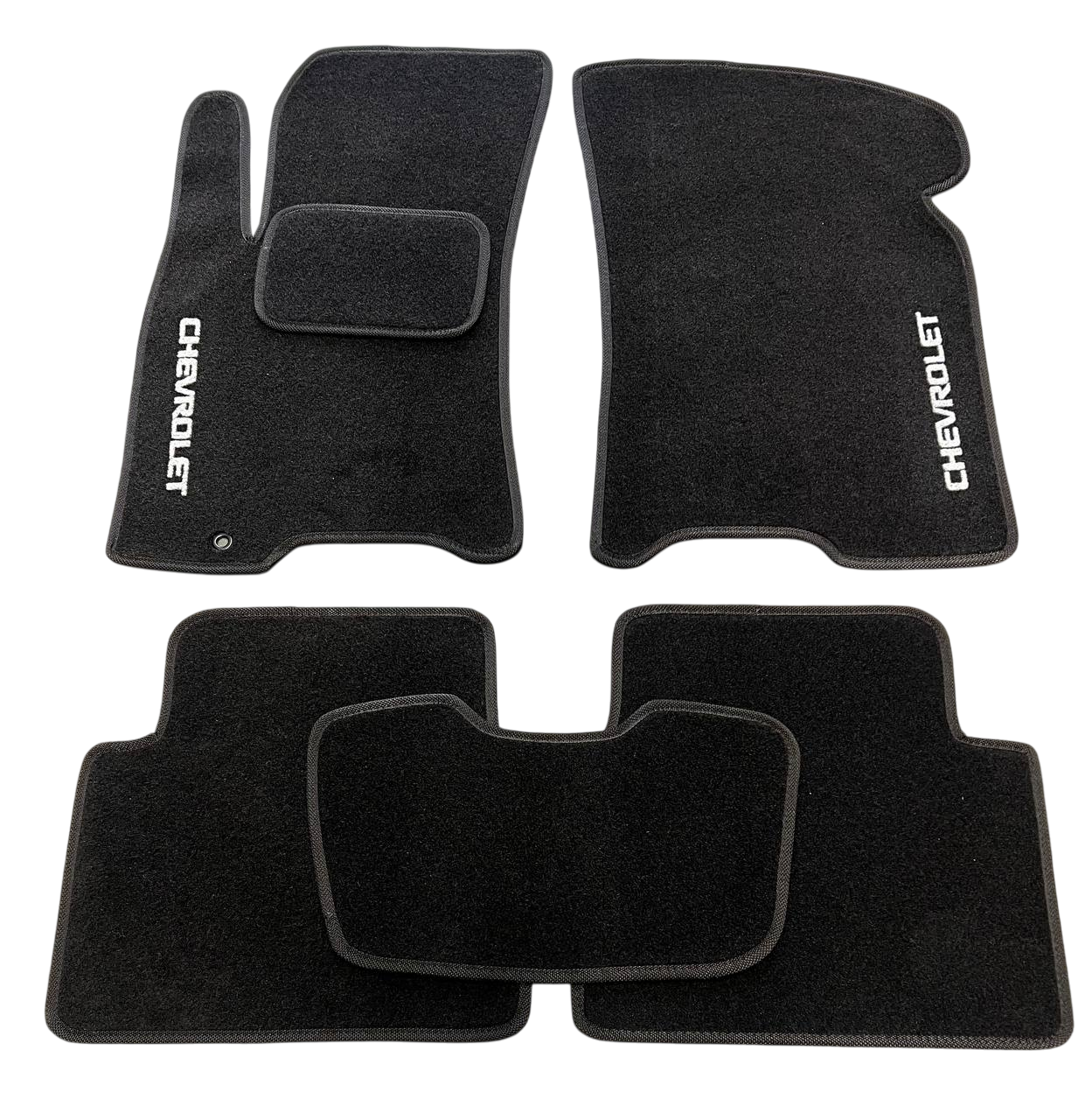 Килимки в салон ворсові для Chevrolet Nubira 5 шт. Чорний (27327078)