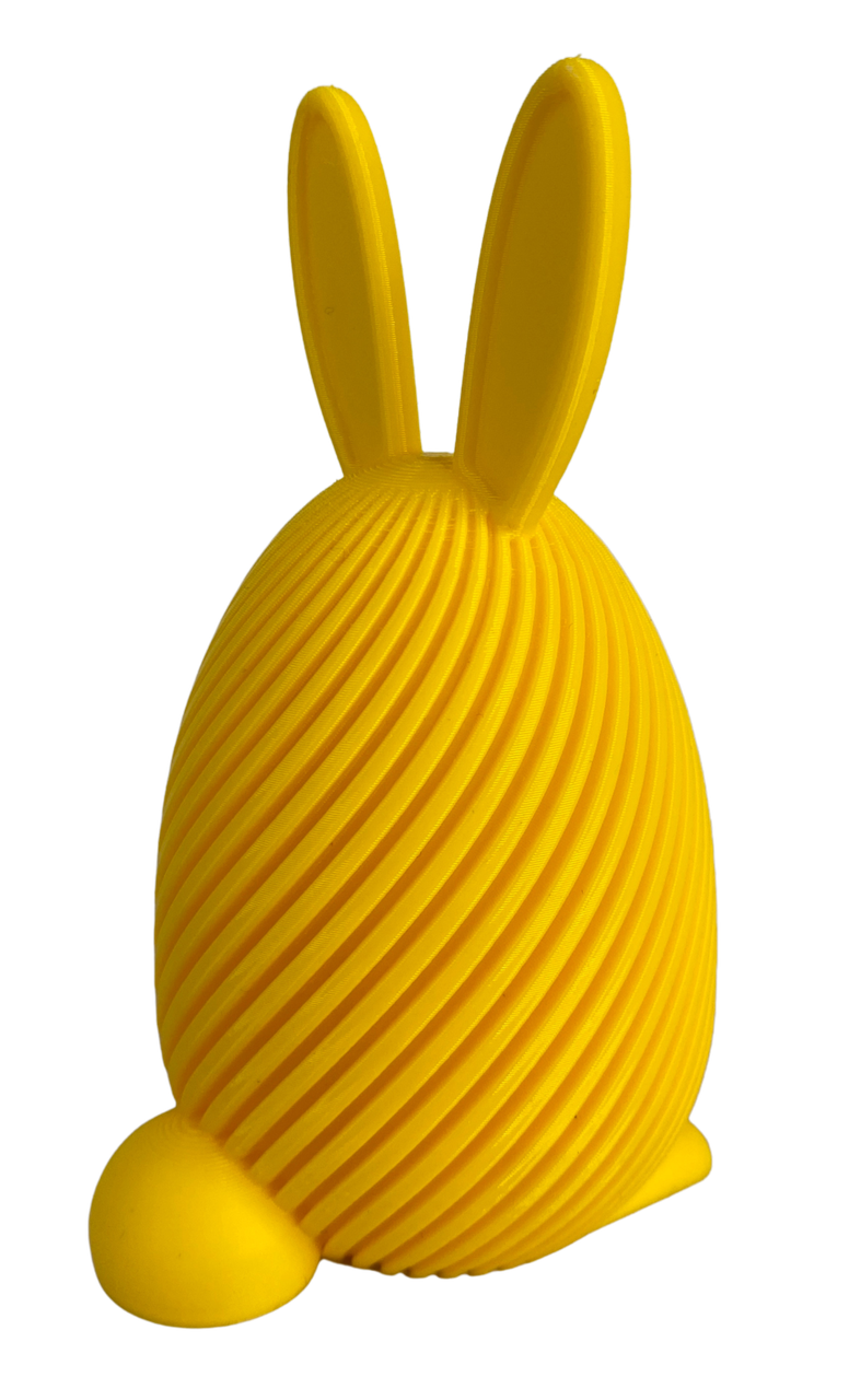 Игрушка антистресс Зайка 3D декоративная пластиковая фигурка фиджет для рук 10,5 см Желтый