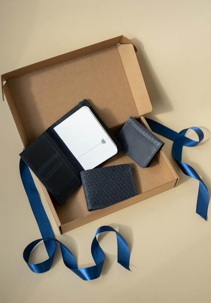 Набір шкіряних аксесуарів чоловічий подарунковий Ліверпуль (A-026223)