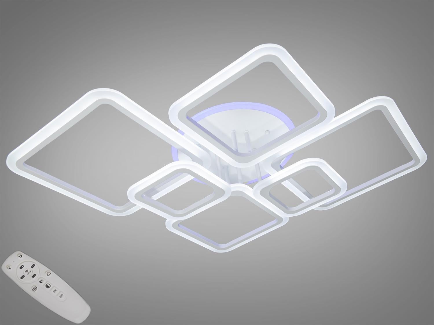 Люстра потолочная LED с пультом диммером и подсветкой 115W Люстра потолочная LED с пультом диммером и подсветкой 115W