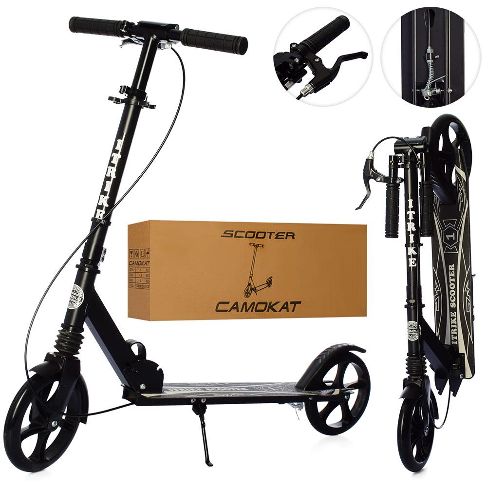 Самокат iTrike SR 2-049-1-B Черный - фото 2 Самокат iTrike SR 2-049-1-B Черный - фото 2