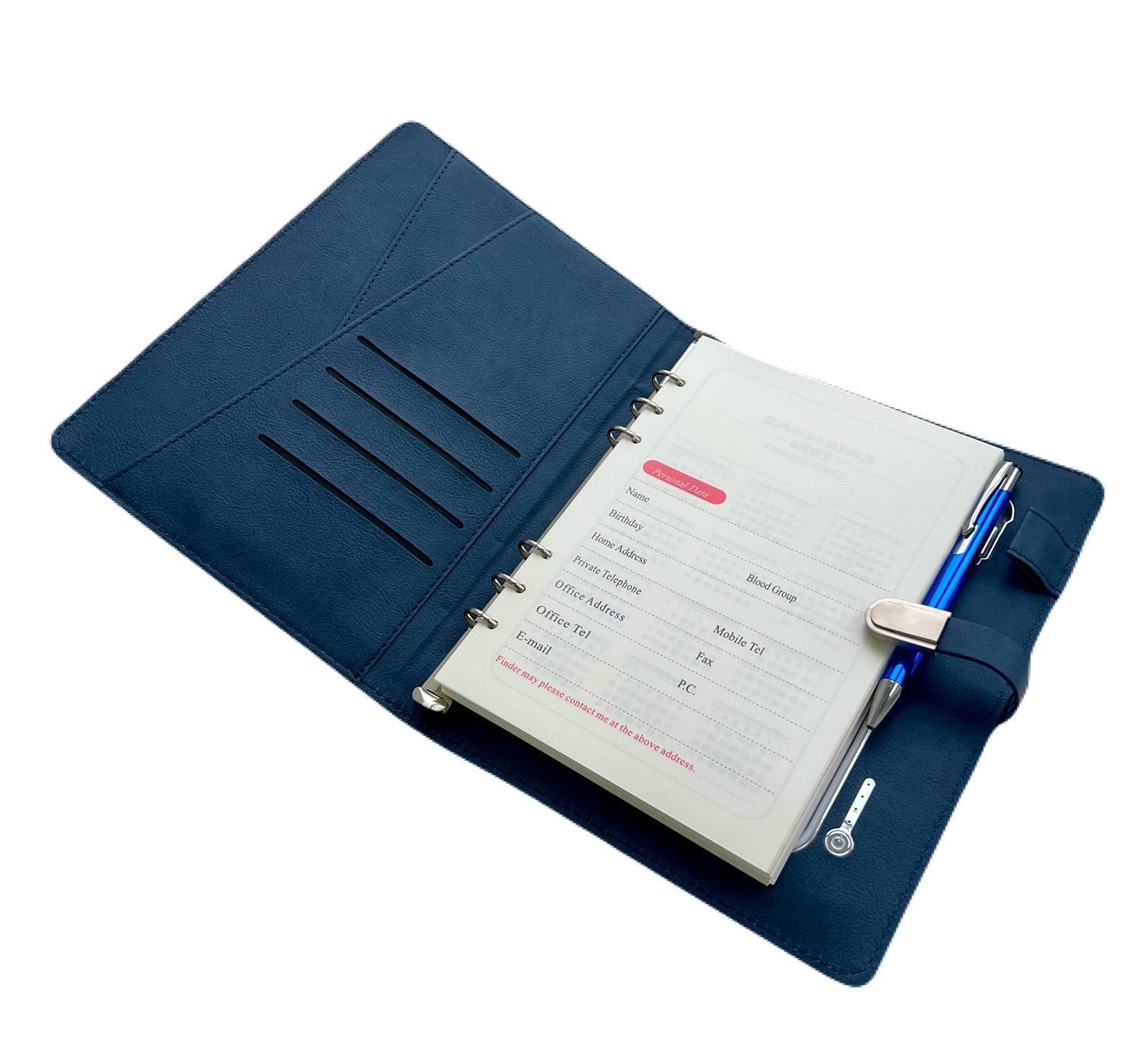 Блокнот-ежедневник AB tech Colorful c беспроводной зарядкой/Power Bank и USB flash 16 Gb Темно-синий - фото 8 Блокнот-ежедневник AB tech Colorful c беспроводной зарядкой/Power Bank и USB flash 16 Gb Темно-синий - фото 8