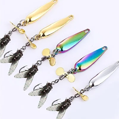 Набір блешень з мушкою 5 шт. 5,5 г (Y02279-3) - фото 3