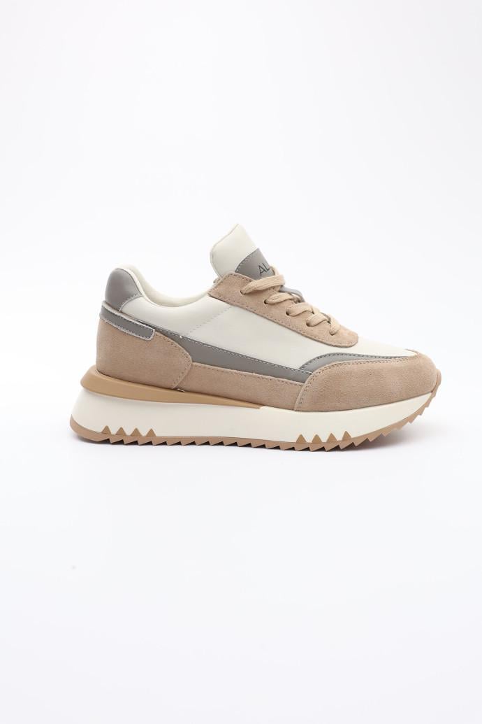 Кроссовки ALLSY 192499 р. 38 Бежевый (18731_38)