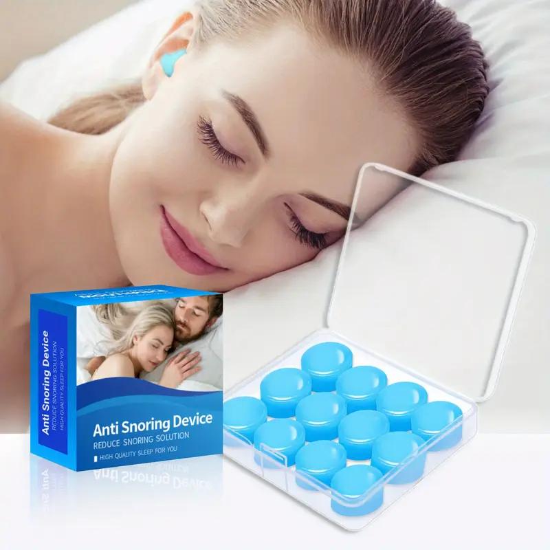 Беруши силиконовые многоразовые для сна/для плавания/от шума/храпа 12 шт. в кейсе Синий (2743174628) - фото 3 Беруши силиконовые многоразовые для сна/для плавания/от шума/храпа 12 шт. в кейсе Синий (2743174628) - фото 3