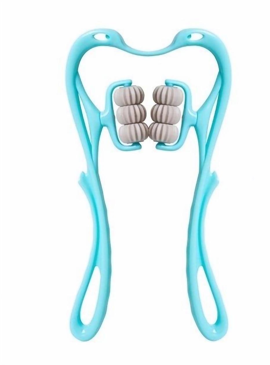Масажер для шиї ручний роликовий Neck Stretcher з рельєфними роликами