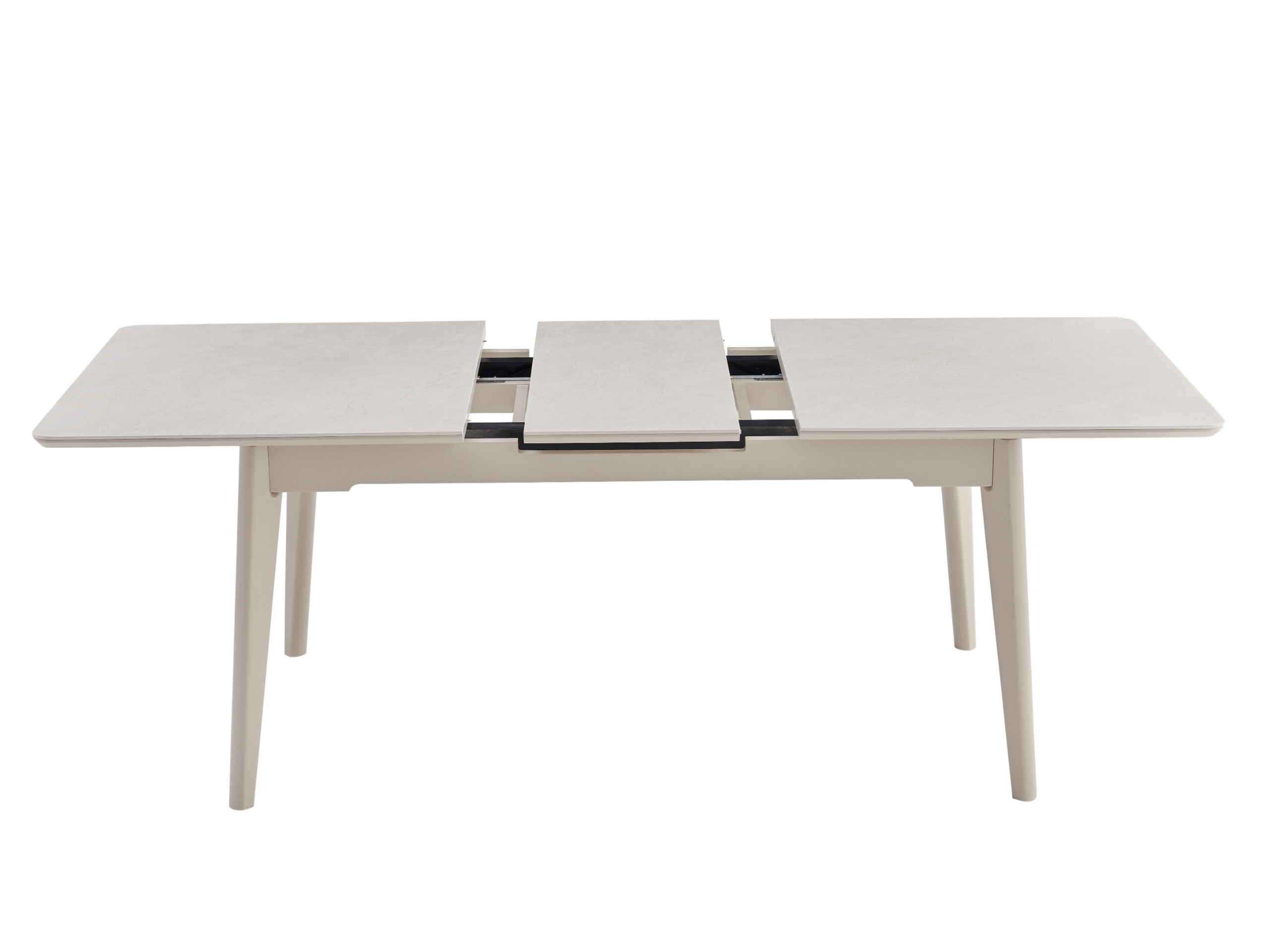 Стол обеденный раздвижной Vetro Mebel 1600- 2000x900x760 мм Крем саббия/Капучино (TМ-125) - фото 3 Стол обеденный раздвижной Vetro Mebel 1600- 2000x900x760 мм Крем саббия/Капучино (TМ-125) - фото 3