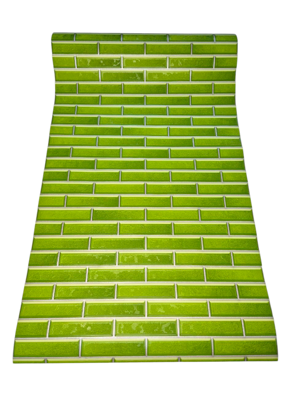 Шпалери вінілові Слов'янські шпалери під цеглу 10x0,53 м Зелений (5753-04) - фото 7 Шпалери вінілові Слов'янські шпалери під цеглу 10x0,53 м Зелений (5753-04) - фото 7