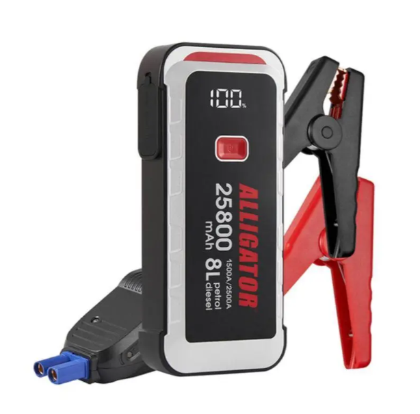 ​Пусковий пристрій Alligator JS847 1500A/2500A Power Bank 25800 mAh Червоний (29256779)
