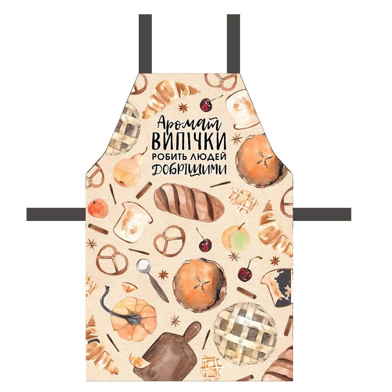 Фартук полноцветный Сolorful "Аромат випічки робить людей добрішими" 75х51 см (FRTC_21M019) Фартук полноцветный Сolorful "Аромат випічки робить людей добрішими" 75х51 см (FRTC_21M019)