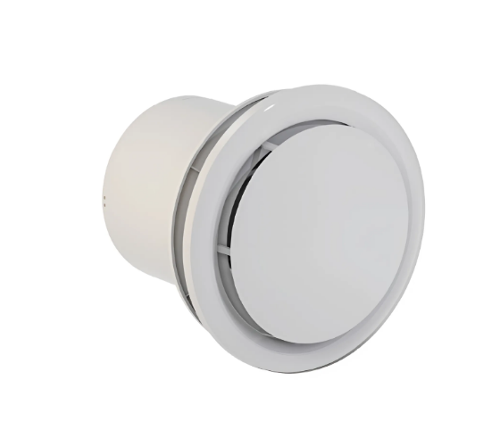 Вентилятор вытяжной HOROZ AIRYMAX-2 12W с клапаном Белый (25985403)