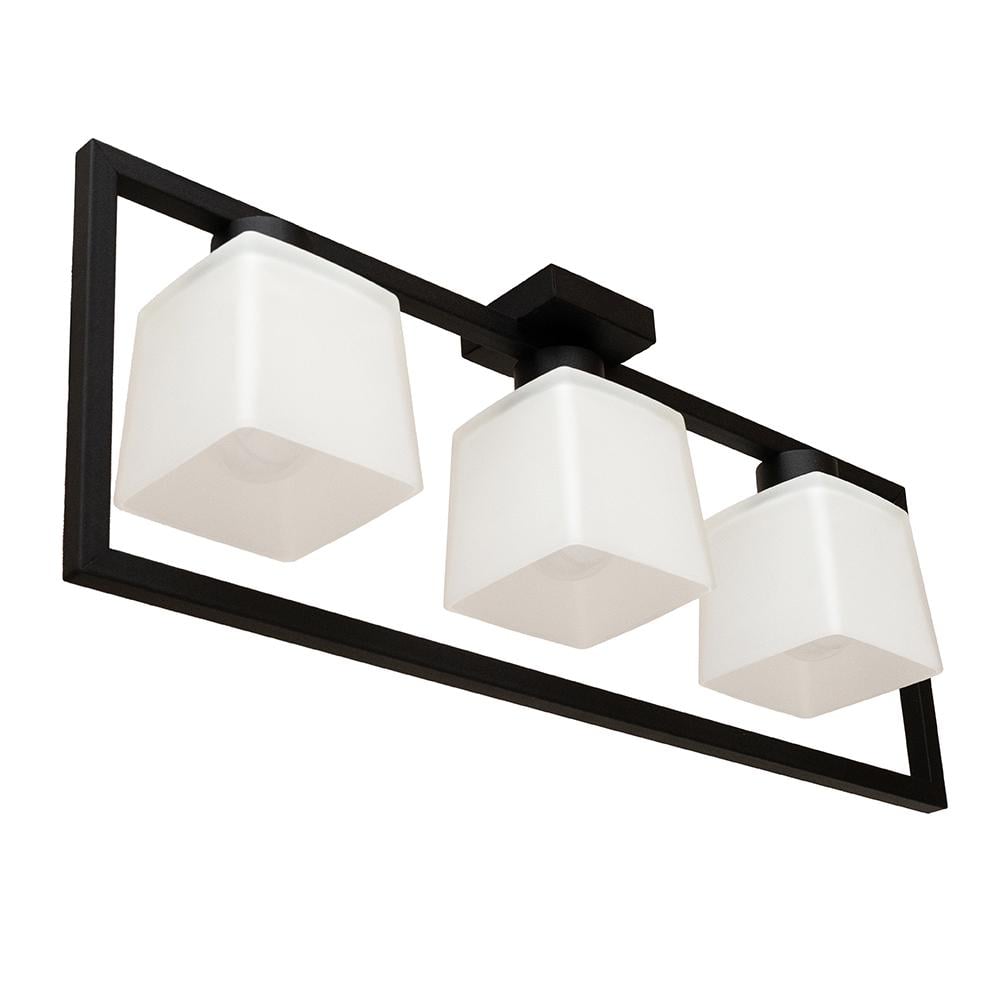 Люстра потолочная MSK ELECTRIC Boston NL 400230-3 BK на три плафона под лампу Е27 Черный Люстра потолочная MSK ELECTRIC Boston NL 400230-3 BK на три плафона под лампу Е27 Черный