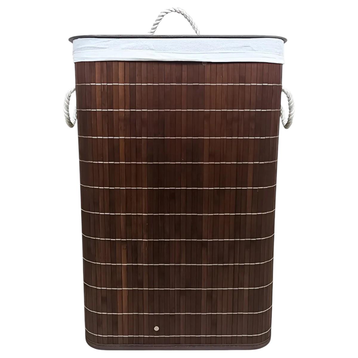 Корзина для белья бамбуковая Bamboo Laundry с крышкой 40х30х60 см (R35874)