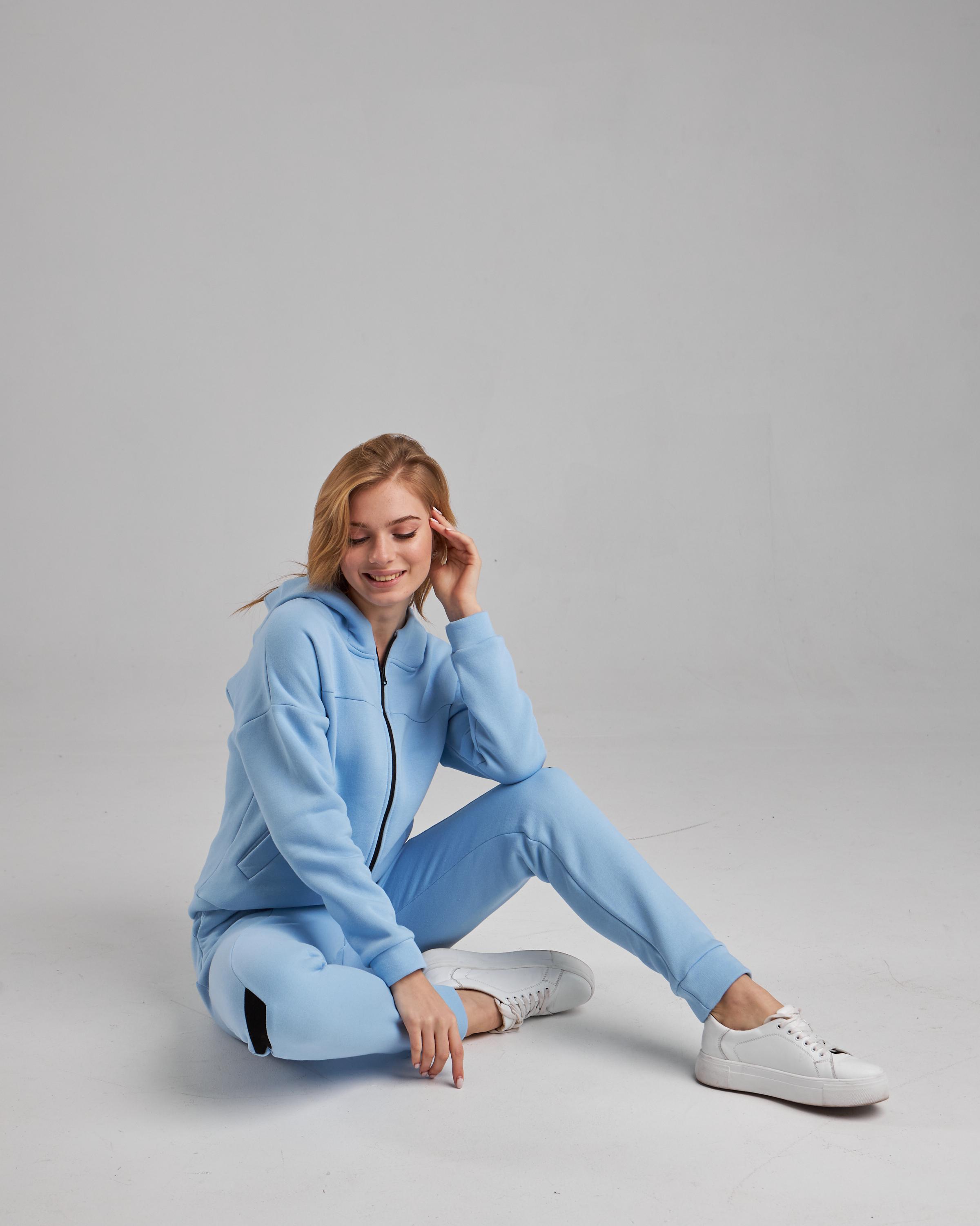 Спортивный костюм женский р. 42-44 Голубой (14605729) - фото 6 Спортивный костюм женский р. 42-44 Голубой (14605729) - фото 6