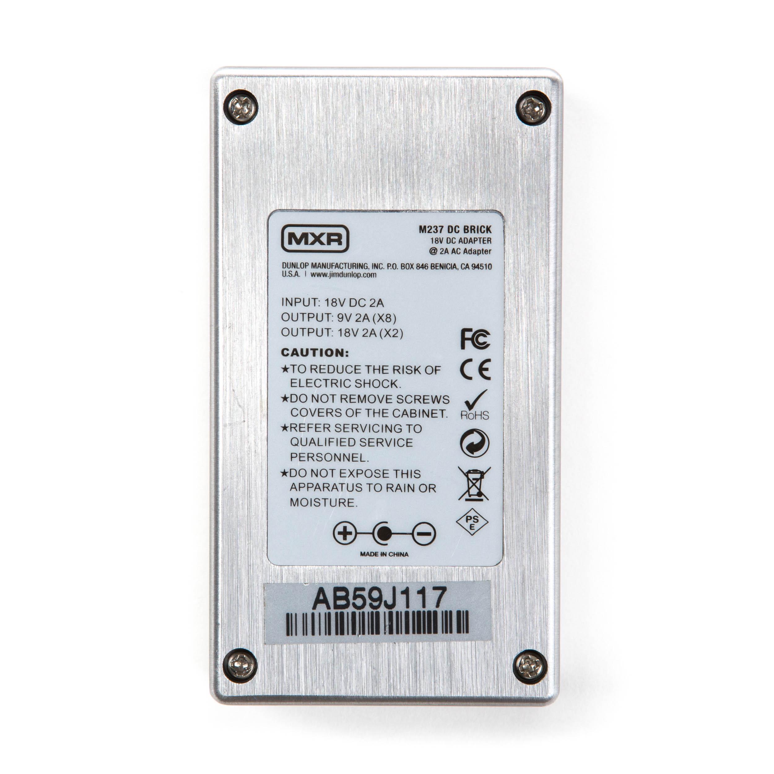Блок питания для гитарных педалей MXR M237EU DC Brick - фото 2 Блок питания для гитарных педалей MXR M237EU DC Brick - фото 2