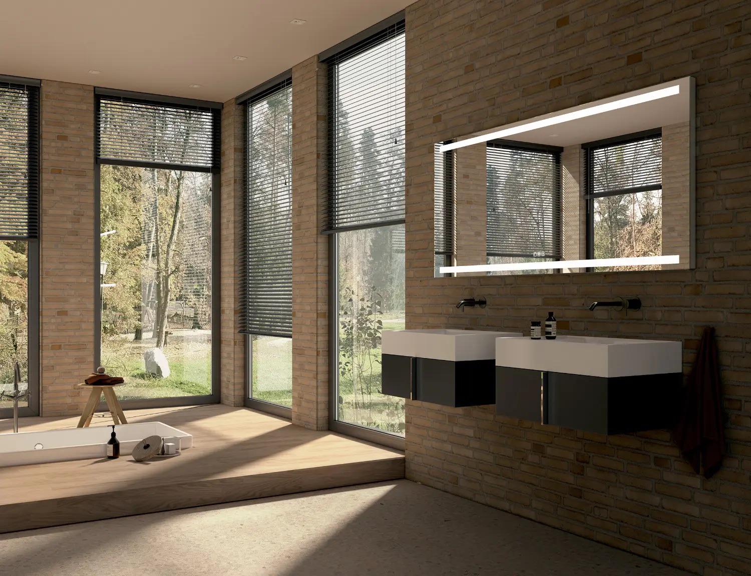 Зеркало Dim Dzerkal VINA с LED-подсветкой/Bluetooth/сенсорным управлением/подогревом 50х70 см (11410)