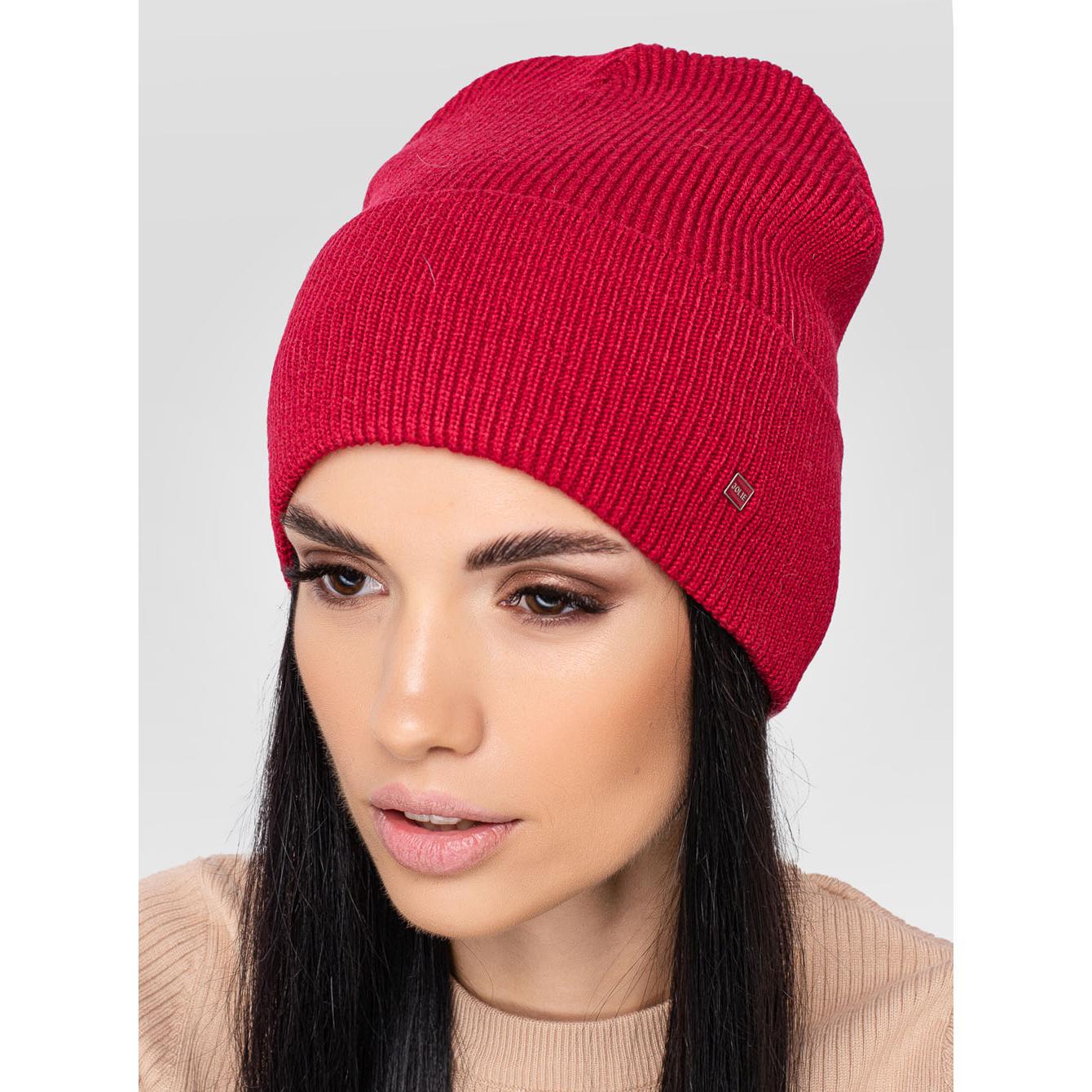 Шапка женская шерстяная Leks Дирол one size Красный