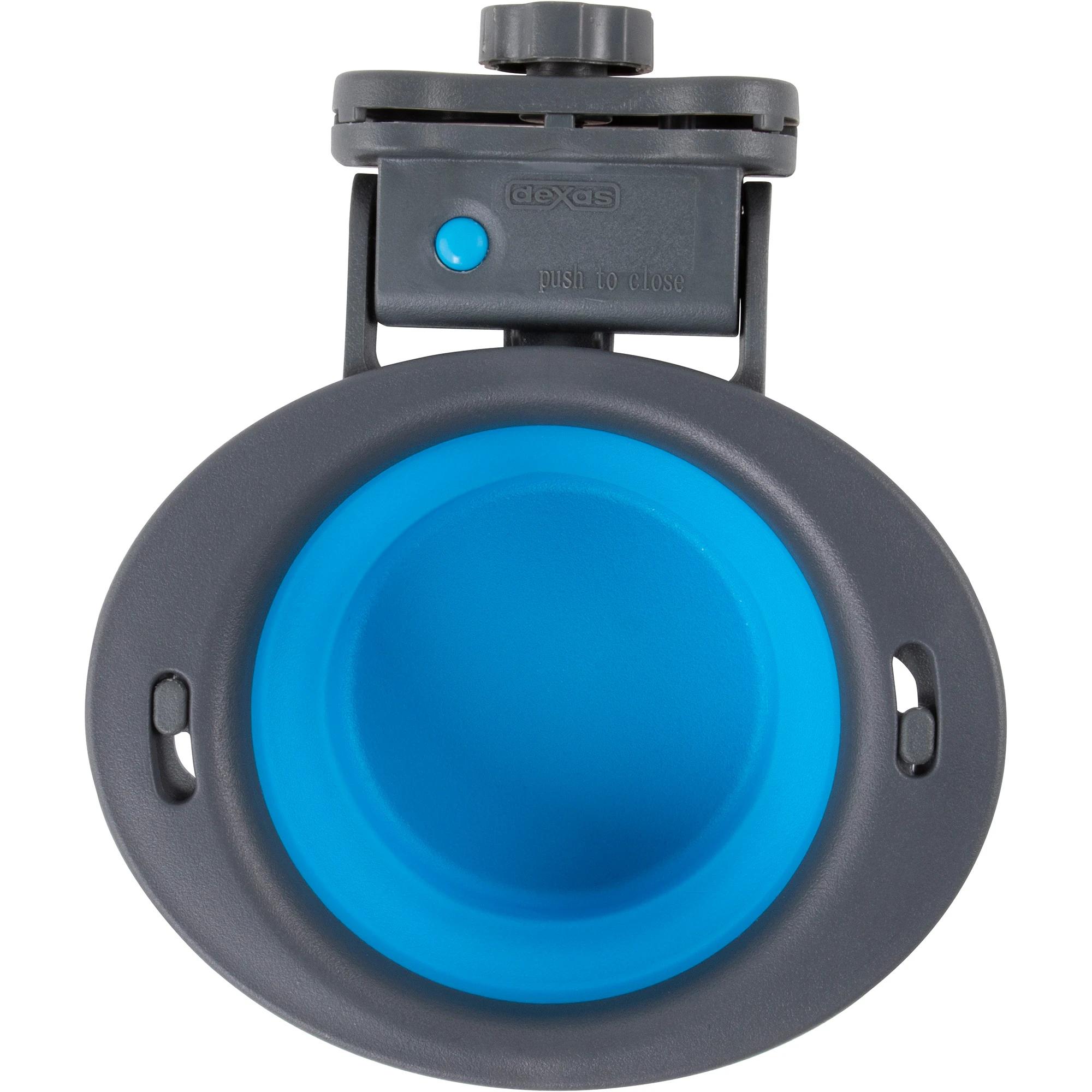 Миска складная Dexas Collapsible Kennel Bowl-Small с креплением на клетку 240 мл Голубой (PW2704322194)