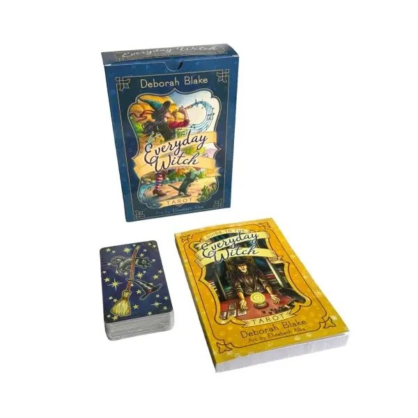 Подарочный набор Ежедневное Таро Ведьм книга и карты 78 шт. Подарочный набор Ежедневное Таро Ведьм книга и карты 78 шт.