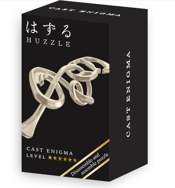 Головоломка для дорослих HUZZLE Enigma silver металева 6 рівень (515190)