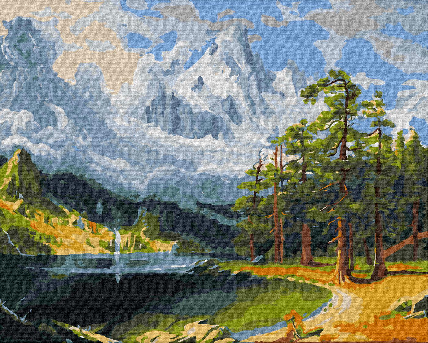 Картина по номерам Идейка Зимнее дыхание 40x50 см (KH2815)